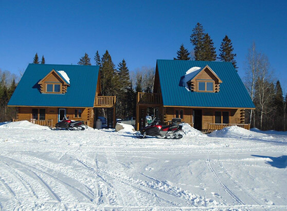 Cabins in Winter